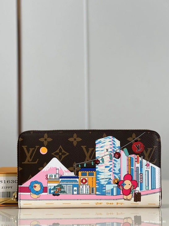 Aaa replica bags WALLET Louis Vuitton ZIPPY 0729